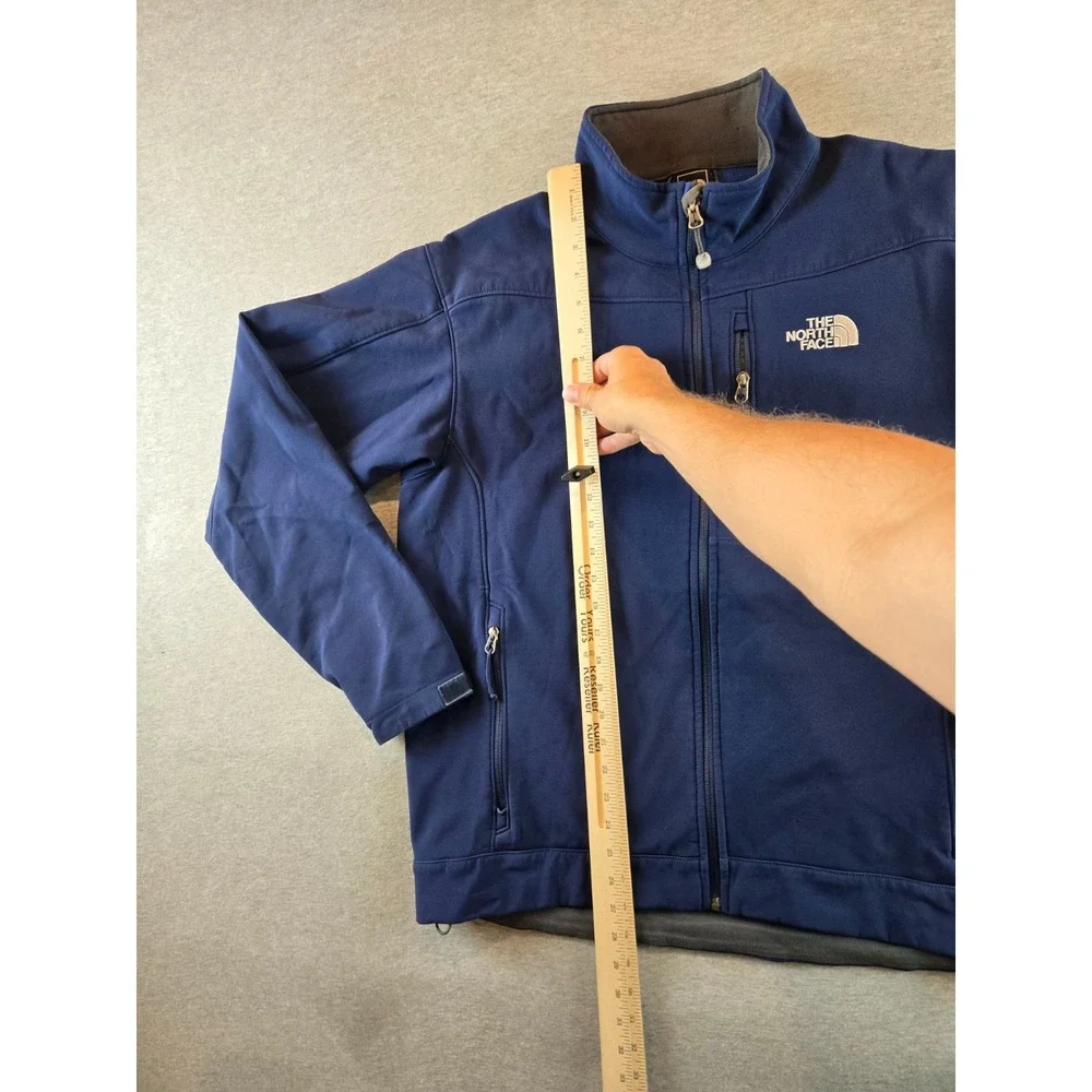 The North Face Apex Bionic Jacket‎ Mens Large Navy Full Zip Coat Hiking Utility